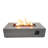 Outdoor Fire Pit Rectangular Fire Table With Lava Rocks And Cover