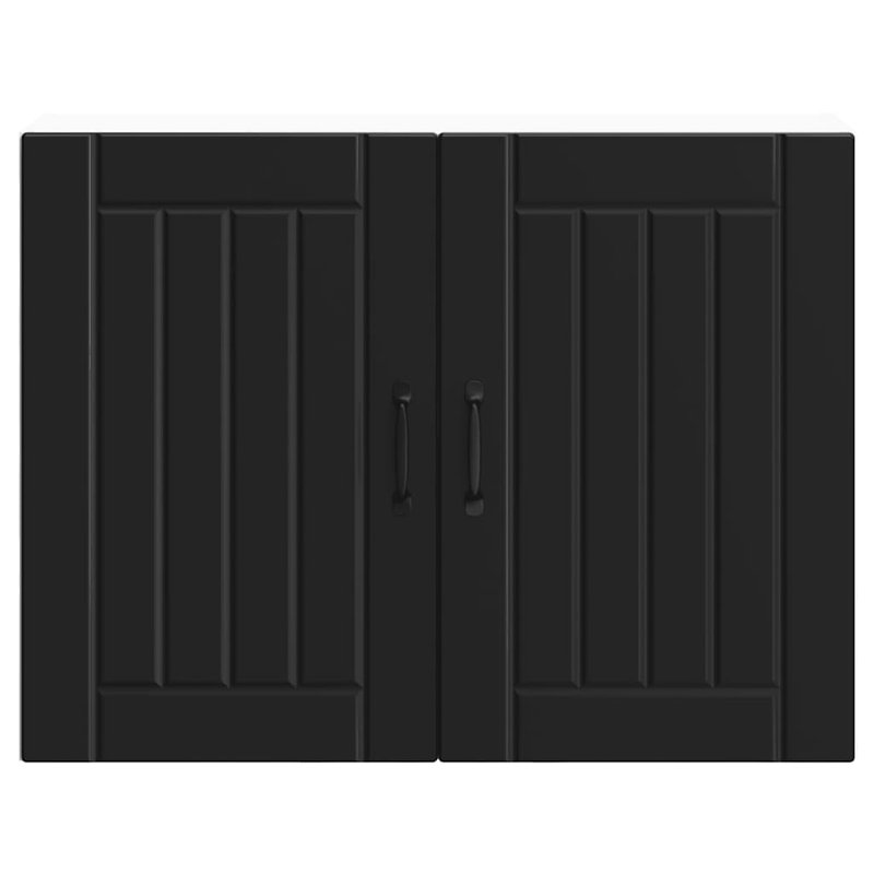 Standard Wall Cabinet, black, 60cm H x 80cm W x 31cm D