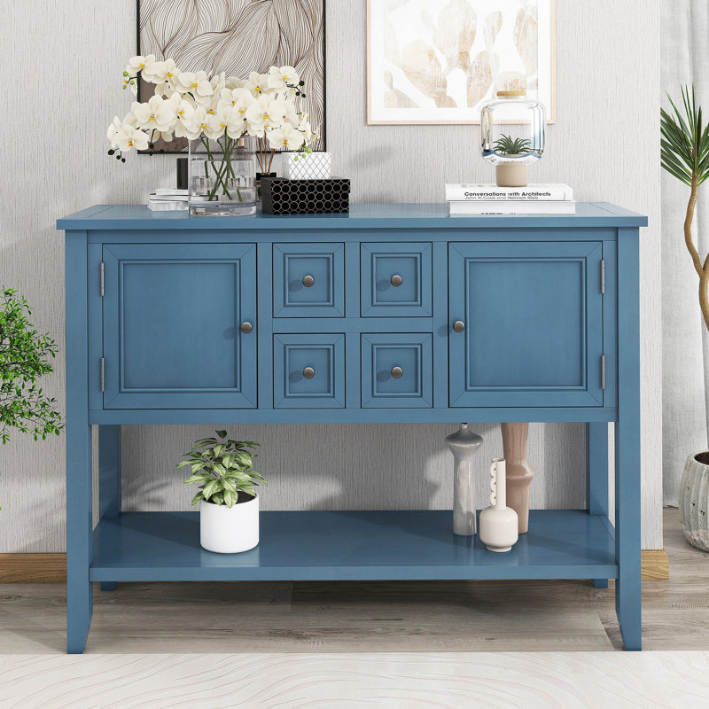 Cathalina Accent Cabinet, Navy Blue
