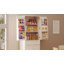  Armoire de cuisine autoportante 71 po Nahid avec 4 portes, 1 tiroir et tablettes réglables H ， Conception anti-basculement-1193014560