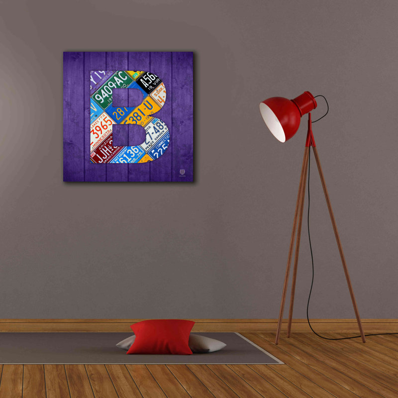 «B» par Design Turnpike, H 26 po x l 26 po x P 1,5 po