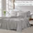 Vilano Springs Extra Deep Pocket Sheet Set, 6-Piece Ultra Soft Microfiber Sheets and Pillow Cases, Wrinkle Resistant, Easy Care-86340218-86340213