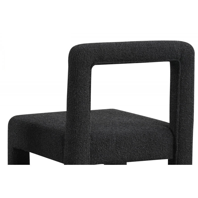 Ensemble de chaises de salle à manger modernes rembourrées Boucle