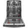 24" 42 dBA Built-in Fully Integrated Dishwasher With Hidden Controls