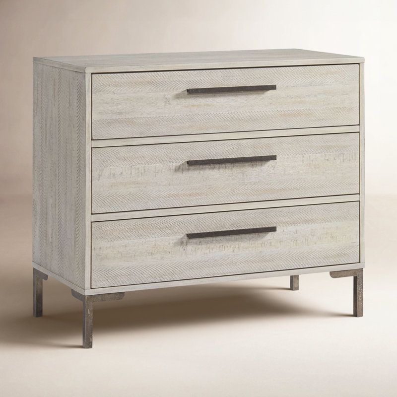 Commode moderne à 3 tiroirs Jeanette