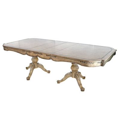 Esperio French Extendable Louis Pedestal Dining Table