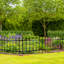 Outdoor Decorative Metal Garden Fence Panels Picket Design Anti-Rust Fencing Panels Animal Barrier-130056832-130125506