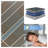 Restonic Comfort Care 14" Hybrid King Mattress - Medium Firm Support with Cooling Technology & Pocketed Coils for Restful Sleep, Grey/Blue-917699104-917793792