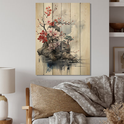 Asian Art Fantasy Sumi III sur bois