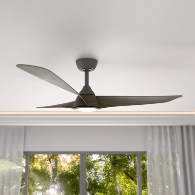 Ventilateur de plafond convertible à 2 pales ou ventilateur encastré à 2 pales Versa 52 pouces Versa de 2700K-6000K