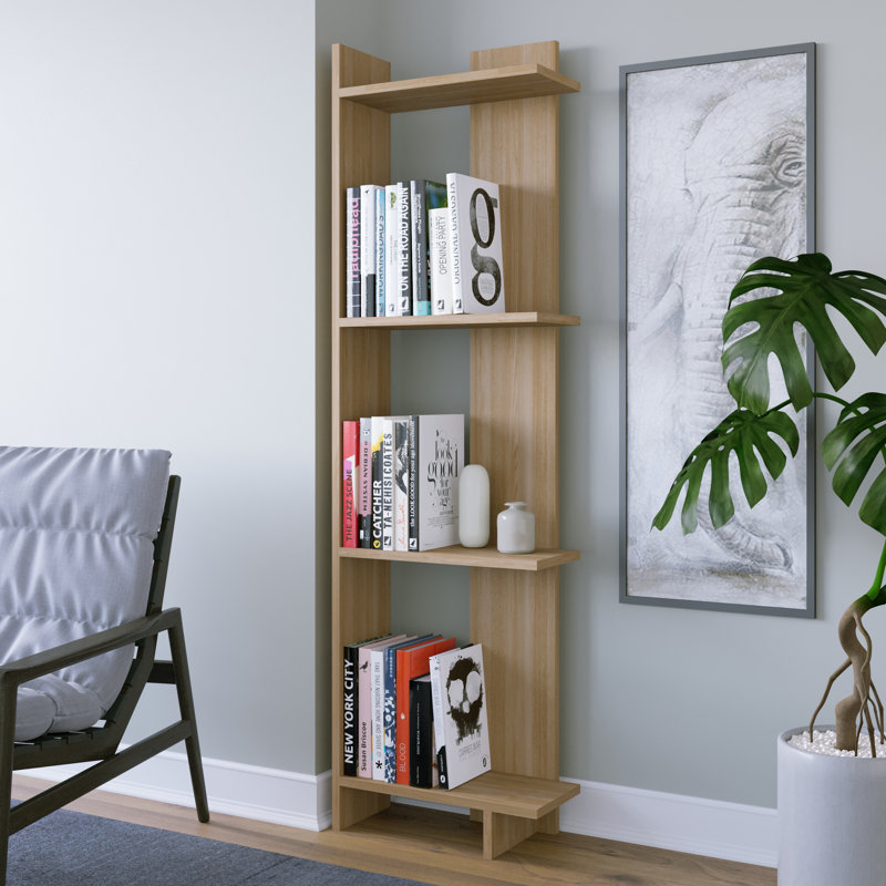 Rodney Bookcase Corner Bookcase, Oak