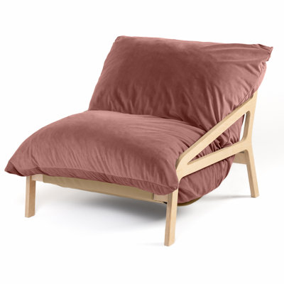 Méridienne avec coussin Wood