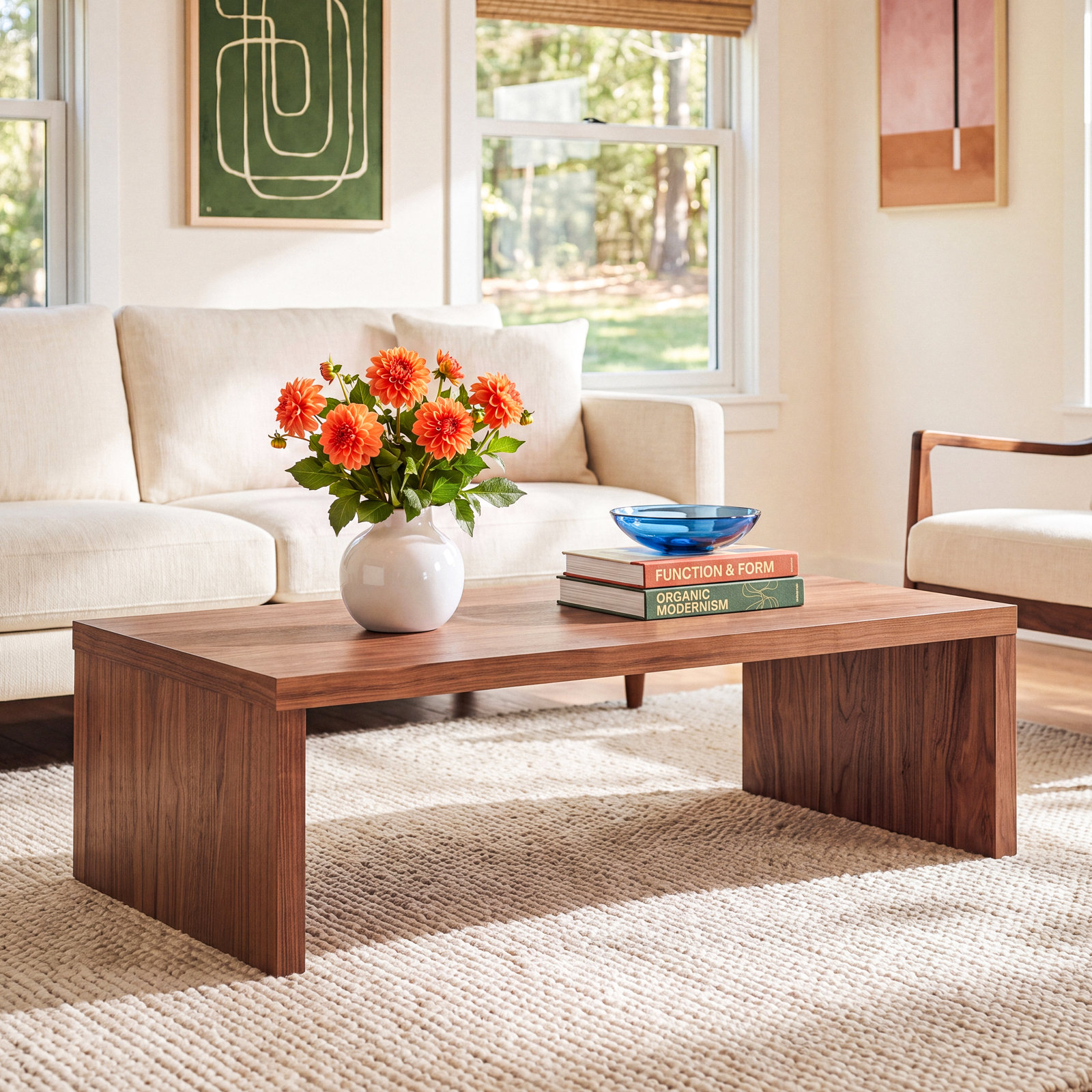 Carson Coffee Table, Walnut
