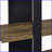 Bookcase, 4-Shelf Contemporary Black &amp; Aged Walnut | Contemporary,Modern | Primary Living Space