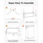 Bhargava Fabric Laundry Hamper with Handles-1304537115