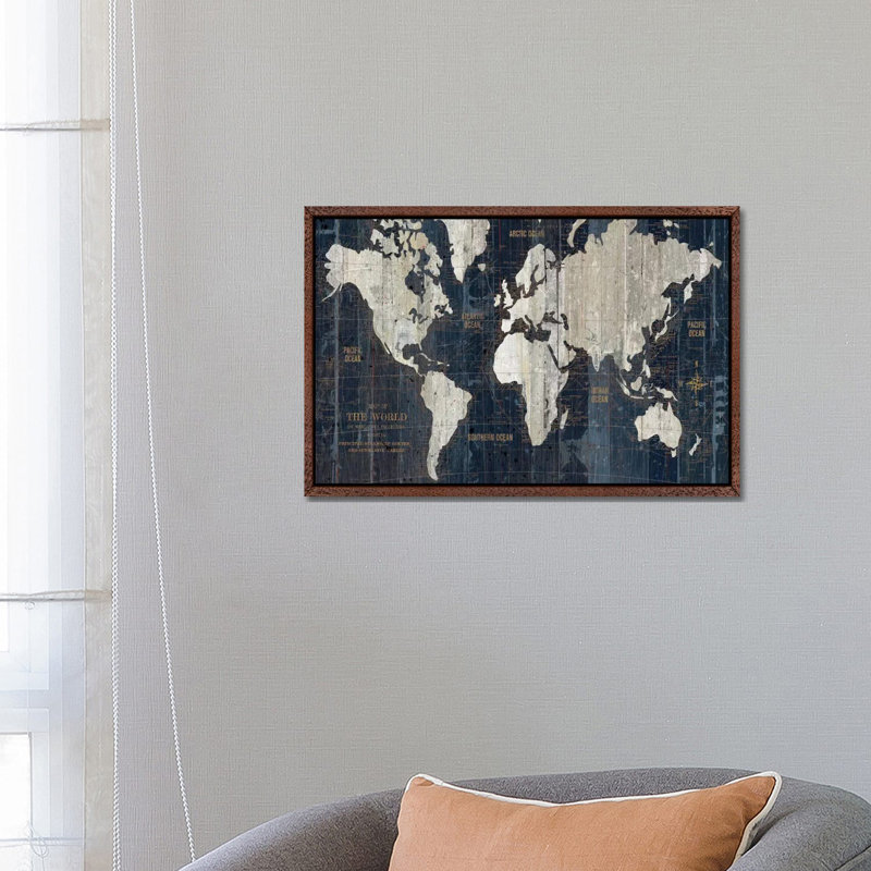 Print on Canvas, 66.04 cm H x 45.72 cm W, Classic Wood Floater Framed