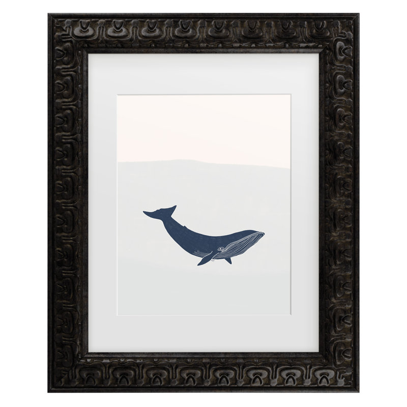Art encadré à la baleine bolognaise, Milano Menina, H 17,5 po x l 14,5 po