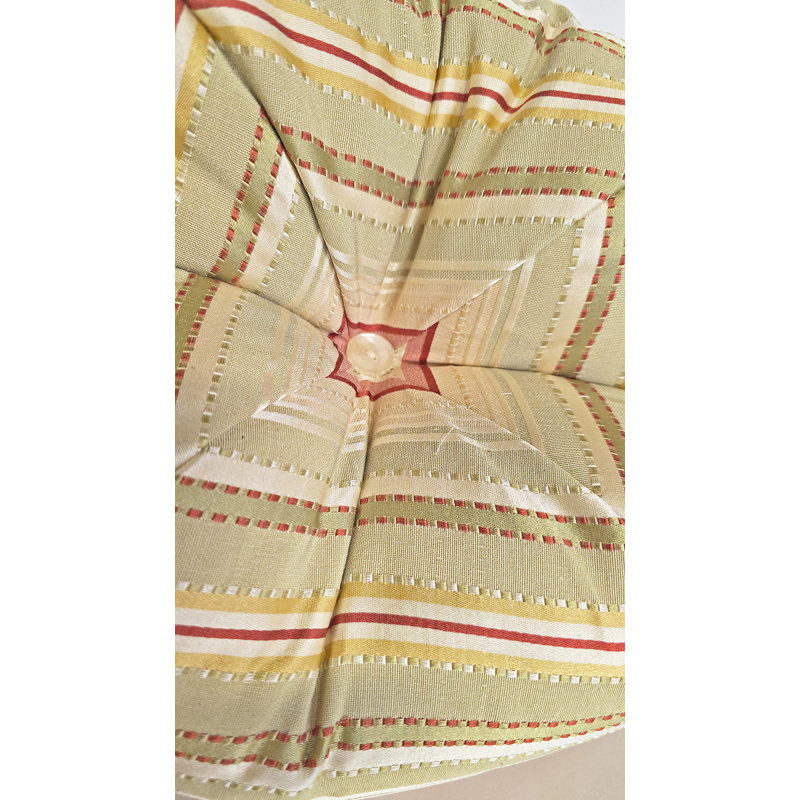 Coussin Ribbon Stripe 11x11, Vert