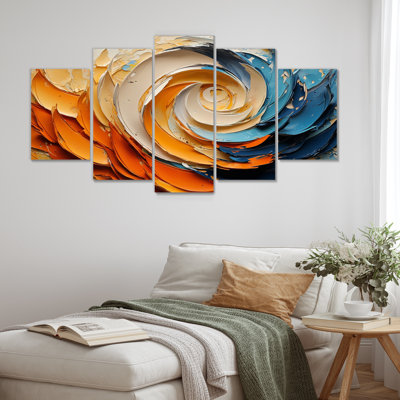 Cydni - Abstract Spirals Wall Art - Art mural moderne pour le salon