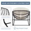 Chaise berçante surdimensionnée avec coussin-777503147