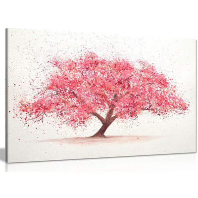 Cherry Tree Blossom - Wrapped Canvas Print