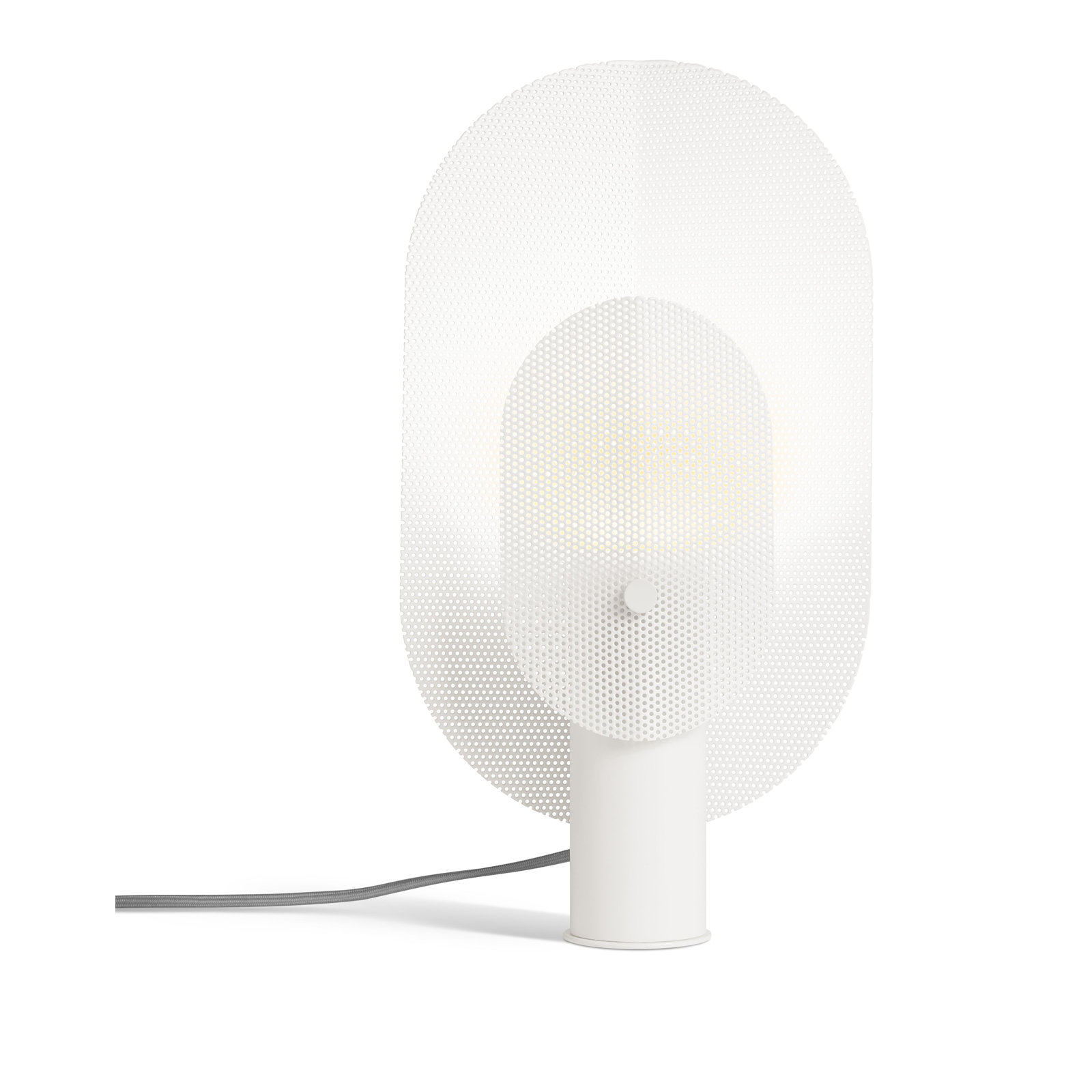 Filter Metal Novelty Lamp, White