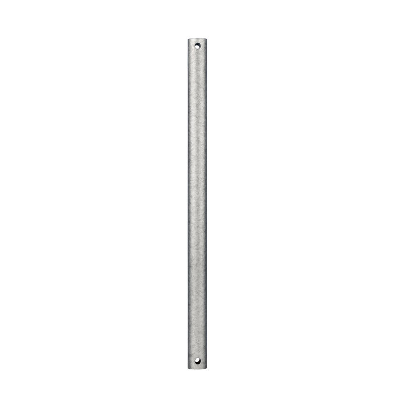 Steel Fandelier Downrod, Galvanized, 18" H x 1" W x 1" D