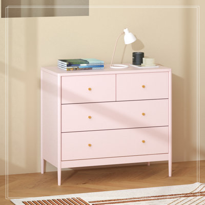 Accent chests with 4 Drawers and sturdy legs