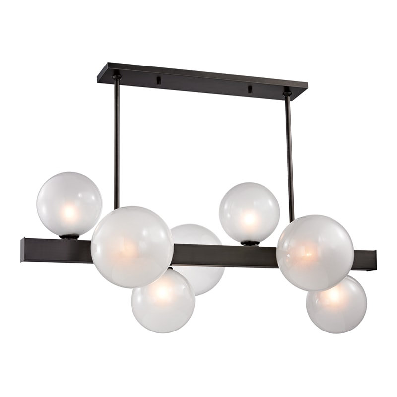 Hinsdale 7 Light Linear, Old Bronze