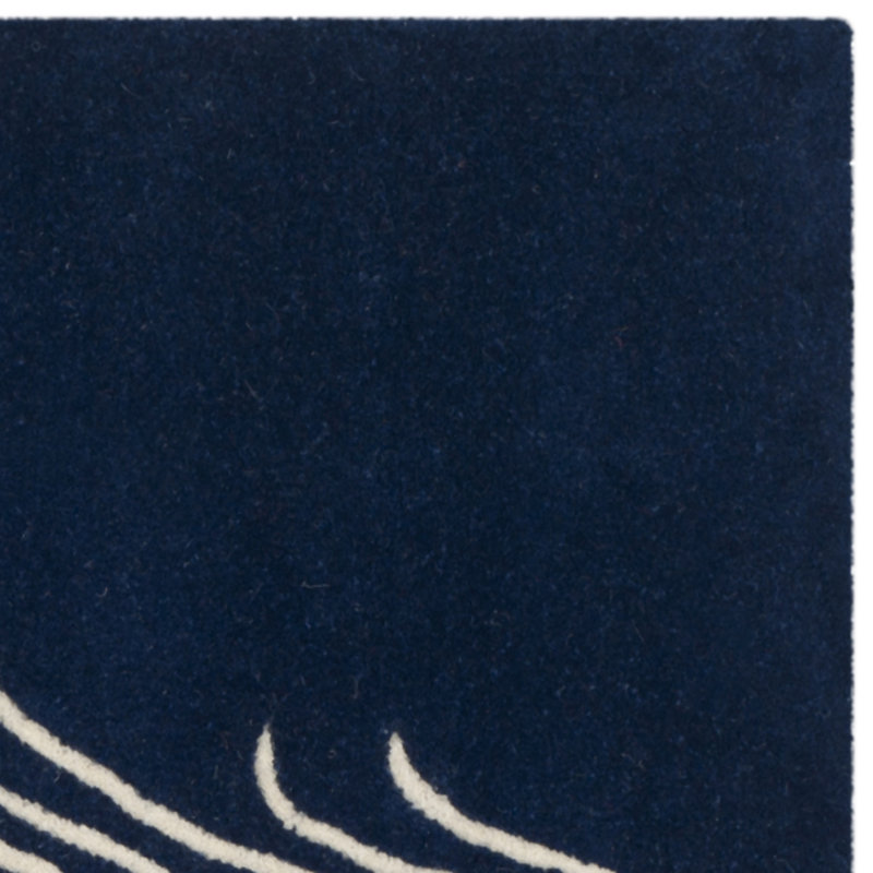 Tapis oriental en laine et viscose touffeté à la main Nonia, Rectangle 2 pi x 3 pi