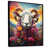 Black Floater Framed