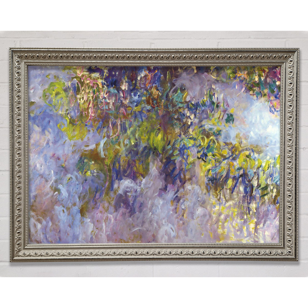 Gerahmtes Wandbild Wisteria 1 von Monet