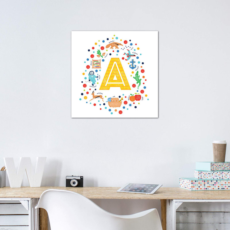 A - Reproduction d'art graphique, Pas de tapis, Toile tendue, H 12 po x l 12 po x P 1,5 po
