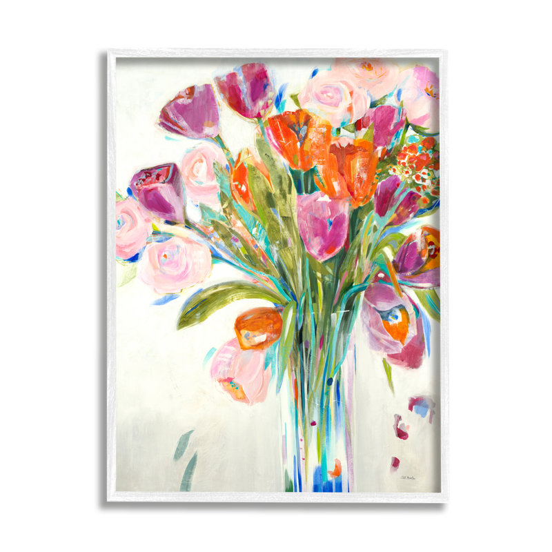 «Rose and Tulip Bouquet Spring Flower Expression» par Third and Wall - impression d'art graphique