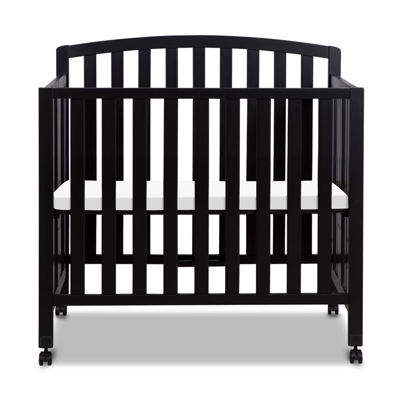 Dylan 3-in-1 Mini Convertible Portable Crib, Ebony