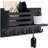 Decorative Wooden Mail Holder and Key Shelf with Mounting Hardware-110439012