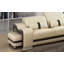 Canapé modulaire en cuir avec repose-pieds Arunvir Aphra-563737929-563737928