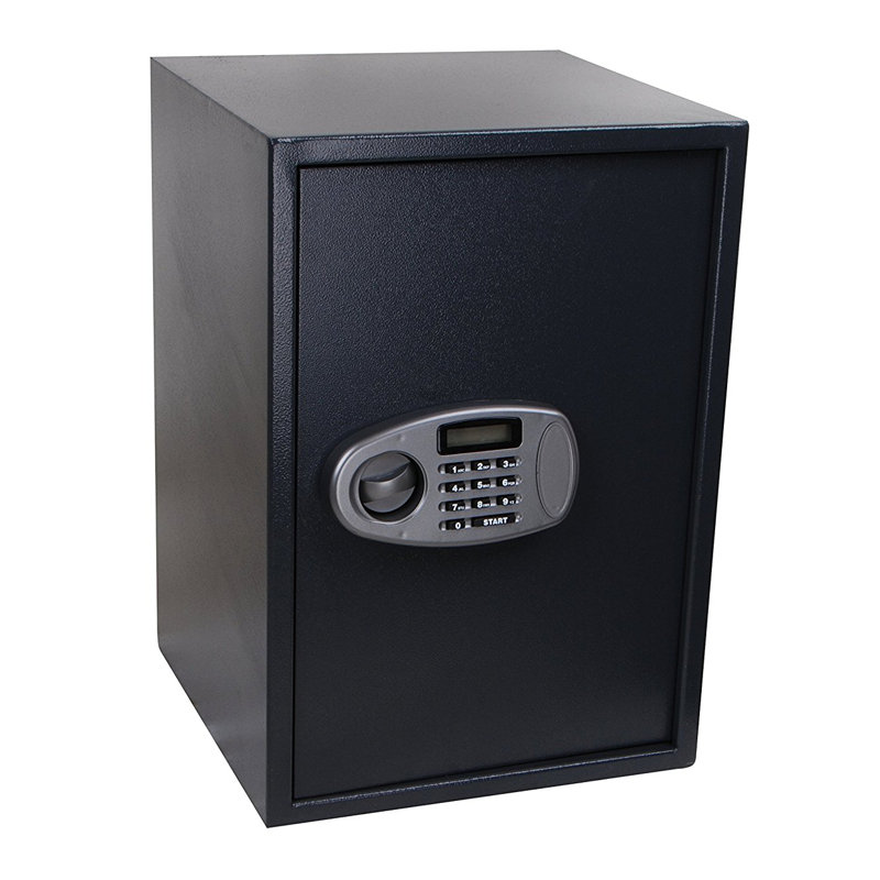 Security Safe Lock, 20.5" H x 14.2" W x 13.8" D, Black