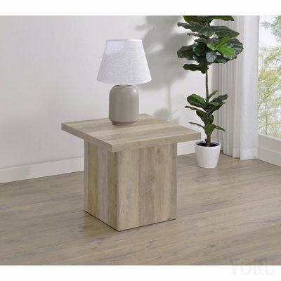 Distressed Pine End Table