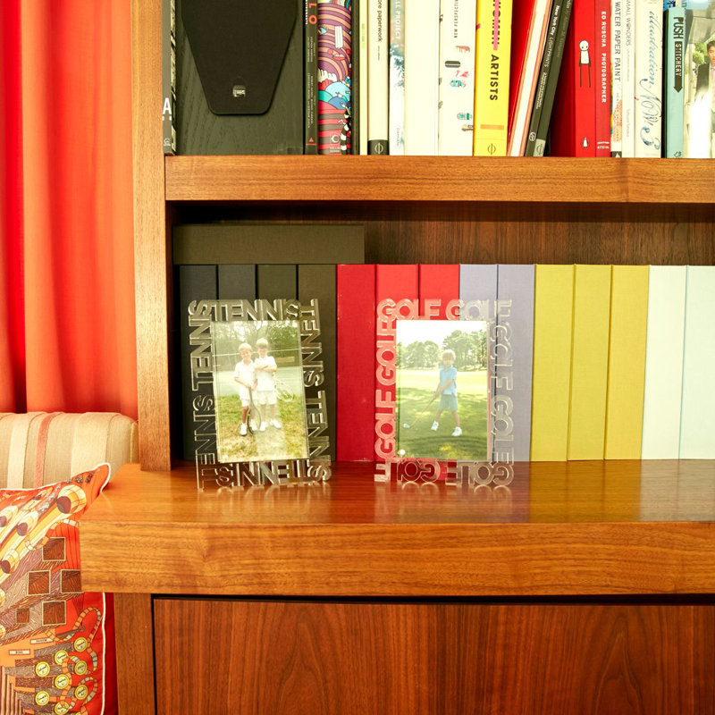 Clear Floater Picture Frame with Mat