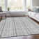 Premium Machine Washable Prisco Silver Rug