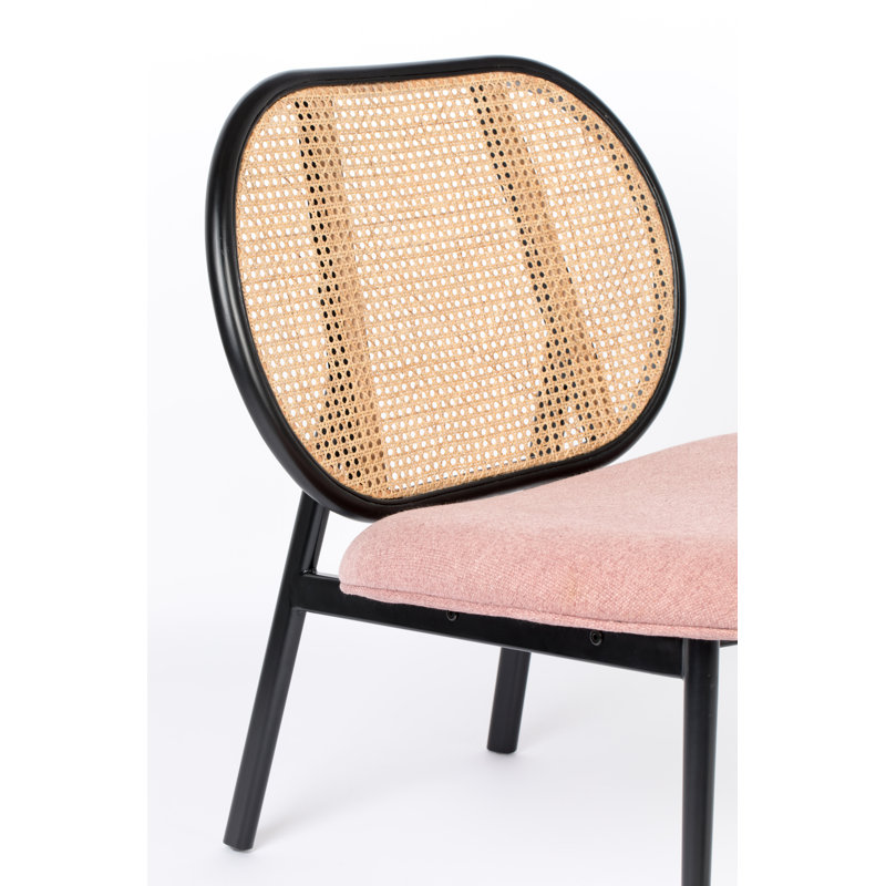 Spike Lounge Chair, Pink Polyester