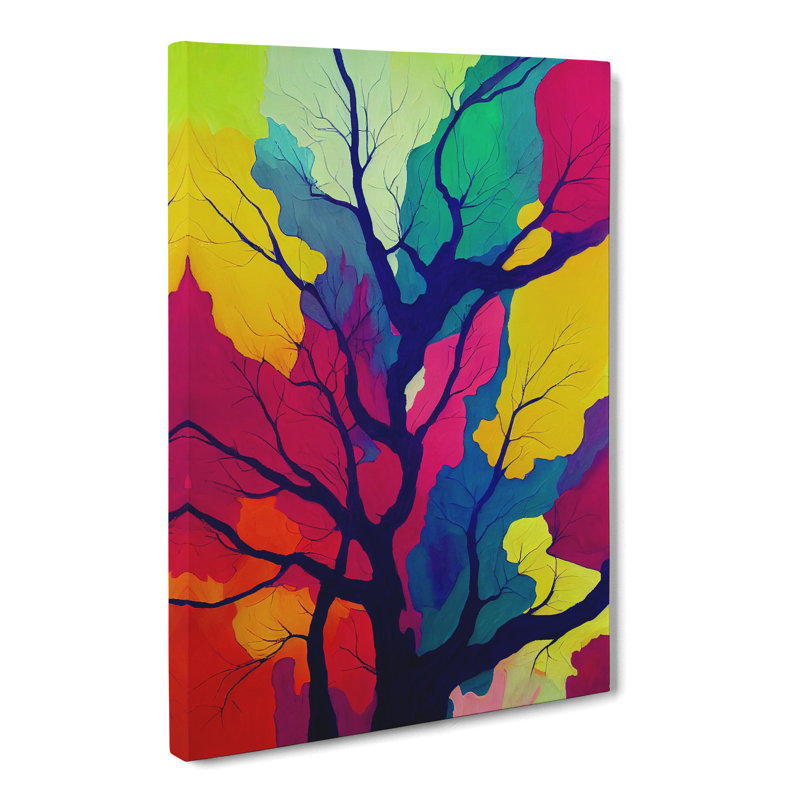 Forest Pouring - Wrapped Canvas, 60cm H x 40cm W x 3cm D