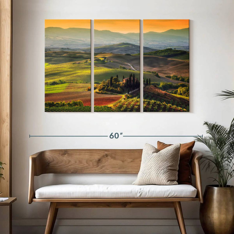 Alvord, Toscane à l'aube, H 32 po x l 50 po