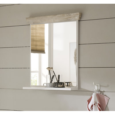 Theres Engineered Wood Flat Wall Mirror