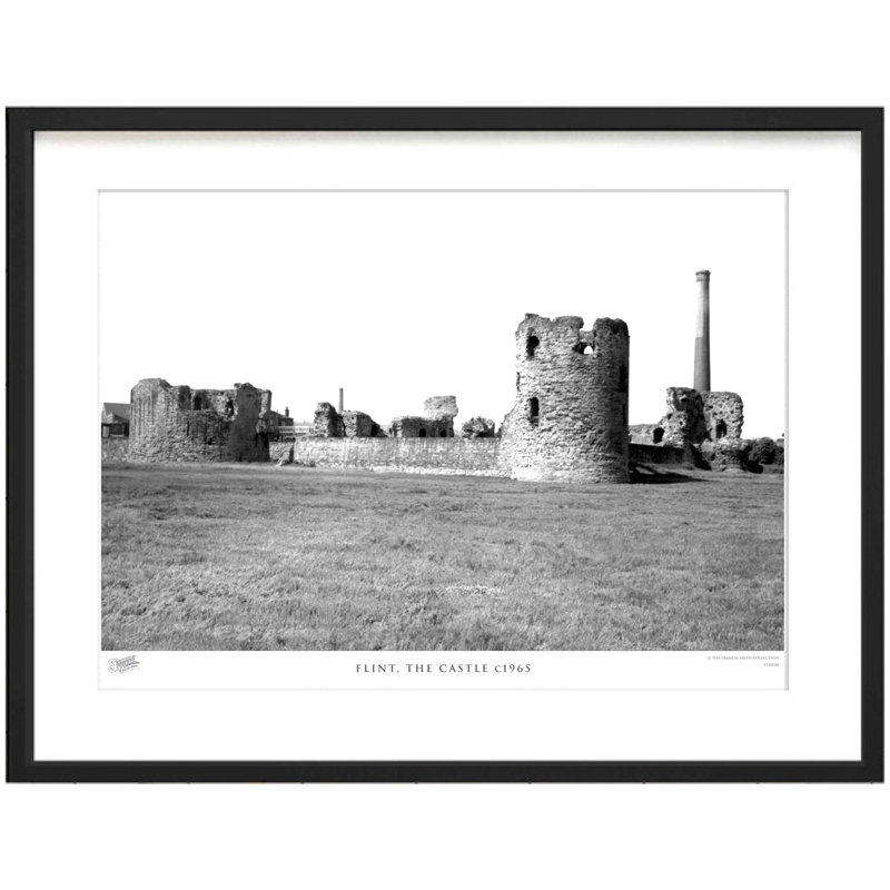 Flint, The Castle C1965 by Francis Frith - Single Picture Frame Print, 28cm H x 36cm W x 2.3cm D
