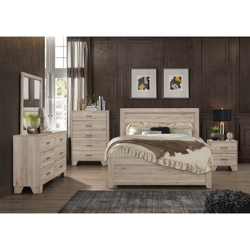 55.4cm W Particle Board / Chipboard Bedside Table