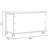 Levonne vidaXL Storage Chest with Wheels, ALTA Range, 28.7''x15.6''x17.3''-1047549073