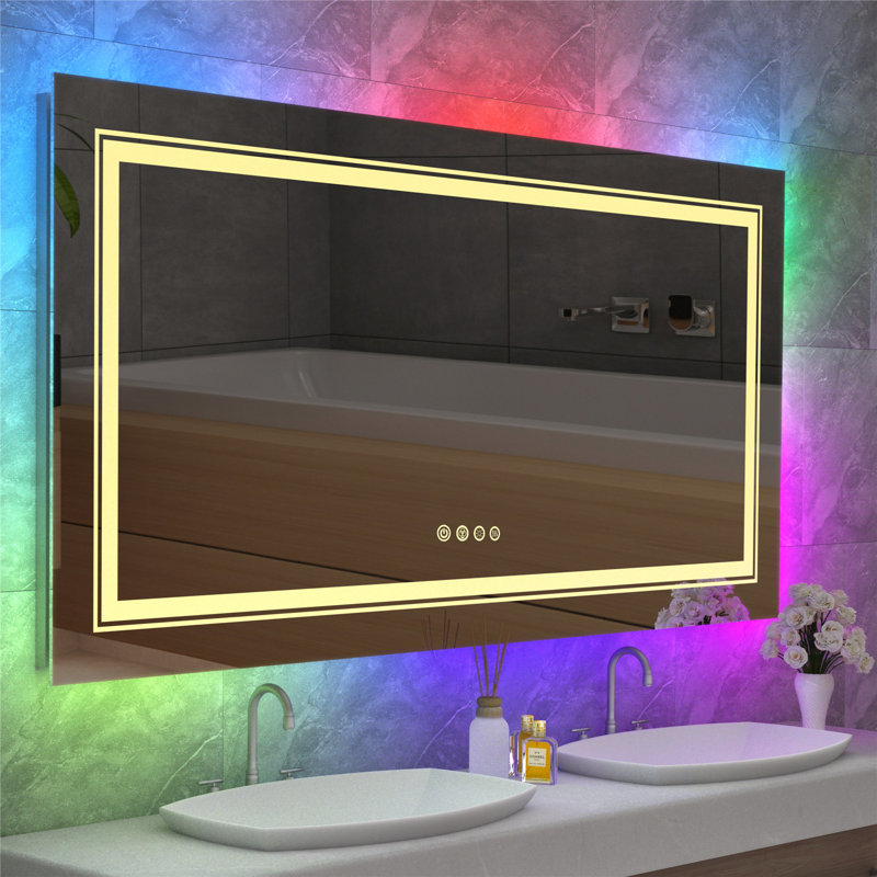 Flat Wall Mirror, 23.6" x 47.2"