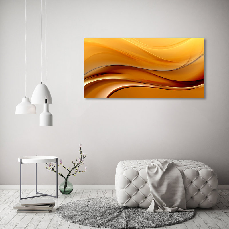 Waves Background - Wrapped Canvas Print